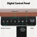 Artiss Electric Standing Desk Motorised Dual Motor 140cm Walnut