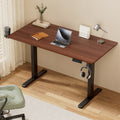 Artiss Electric Standing Desk Motorised Dual Motor 140cm Walnut