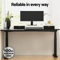 Artiss L-Shape Motorised Standing Desk 160CM Black