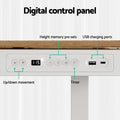 Artiss Electric Standing Desk 120cm Dual Motor Oak