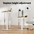Artiss Electric Standing Desk 120cm Dual Motor Oak