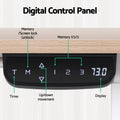 Artiss Electric Sit Stand Desk 140cm Oak Touch Control