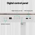 Artiss 120cm Electric Standing Desk White Motorised Drawer