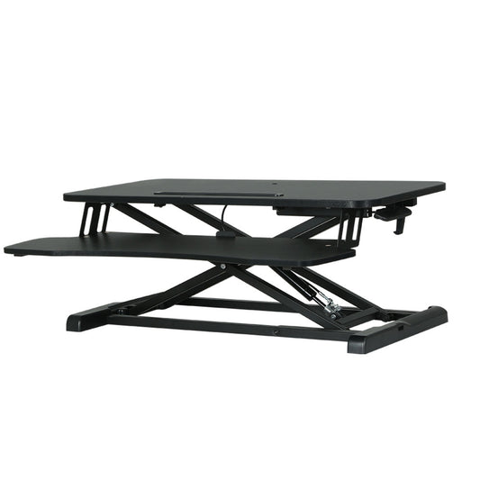 Artiss Standing Desk Riser 80cm Height Adjustable Black