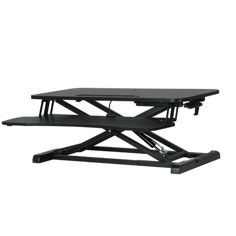 Artiss Standing Desk Riser 80cm Height Adjustable Black