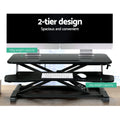 Artiss Standing Desk Riser 80cm Height Adjustable Black