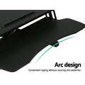 Artiss Standing Desk Riser 80cm Height Adjustable Black