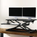 Artiss Standing Desk Riser 80cm Height Adjustable Black