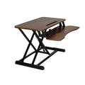 Artiss Standing Desk Riser 80cm Height Adjustable Rustic Brown