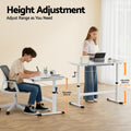Artiss Standing Desk 100CM Height Adjustable Computer Workstation White