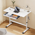 Artiss Standing Desk 100CM Height Adjustable Computer Workstation White