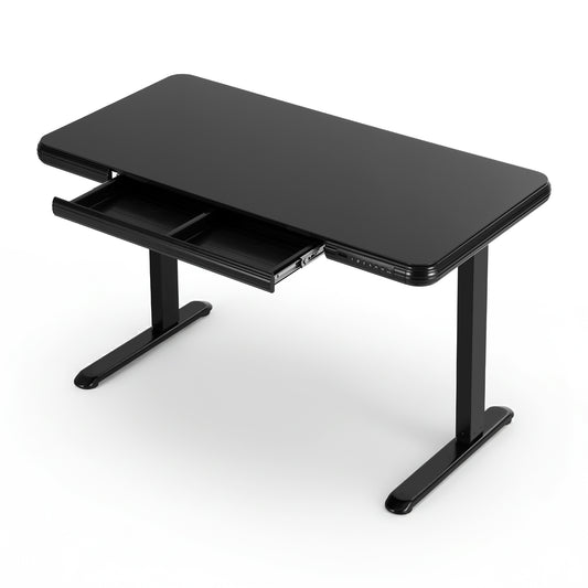 Artiss Electric Standing Desk 120CM Motorised Glass Black