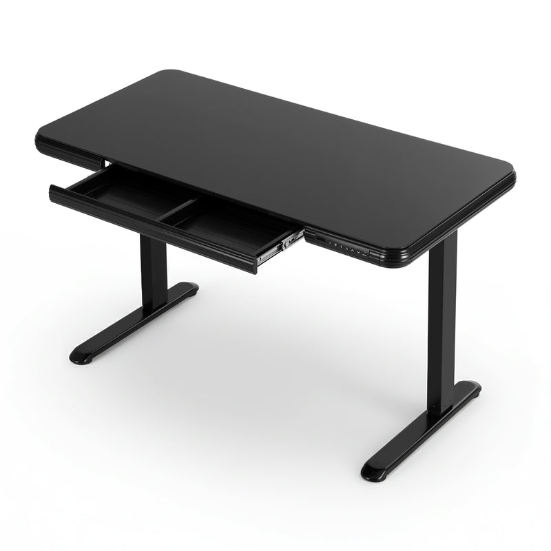 Artiss Electric Standing Desk 120CM Motorised Glass Black