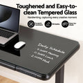 Artiss Electric Standing Desk 120CM Motorised Glass Black