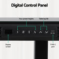 Artiss Electric Standing Desk 120CM Motorised Glass Black