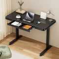 Artiss Electric Standing Desk 120CM Motorised Glass Black