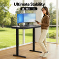 Artiss Electric Standing Desk 120CM Motorised Glass Black