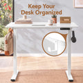 Artiss Standing Desk Electric Adjustable Ergonomic Office Table 100cm White