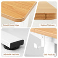 Artiss Standing Desk Electric Adjustable Ergonomic Office Table 100cm Oak