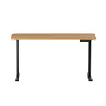 Artiss Electric Standing Desk 140cm Motorised Adjustable Oak Black