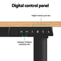 Artiss Electric Standing Desk 140cm Motorised Adjustable Oak Black