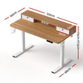 Artiss Electric Standing Desk Height Adjustable Sit Stand Home Office