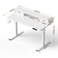 Artiss Electric Standing Desk Height Adjustable Home Office 120cm White