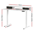 Artiss Electric Standing Desk 120cm Sit Stand Office Workstation