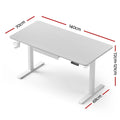 Artiss Electric Standing Desk 140cm Motorised Adjustable Height