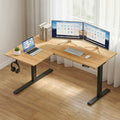 Artiss L-Shape Electric Standing Desk Height Adjustable Motorised