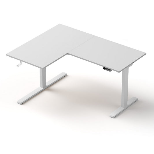 Artiss L-Shape Electric Standing Desk Adjustable White