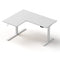 Artiss L-Shape Electric Standing Desk Adjustable White