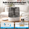 Devanti Ultrasonic Humidifier Aroma Diffuser Top Fill Quiet Bedroom 6L