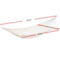 Gardeon Hammock Bed 2 Person Outdoor Camping Mesh Hanging Chair