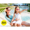 Gardeon Hammock Bed 2 Person Outdoor Camping Mesh Hanging Chair