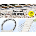Gardeon Hammock Bed 2 Person Outdoor Camping Mesh Hanging Chair