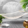 Gardeon Hammock Bed 2 Person Outdoor Camping Mesh Hanging Chair