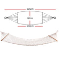 Gardeon Hammock Bed Outdoor Chair Camping Hanging Mesh 200kg