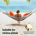 Gardeon Hammock Bed Outdoor Camping Beige Grey