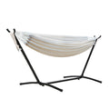 Gardeon Hammock Bed Camping Chair Outdoor Lounge SINGLE Cotton with Stand
