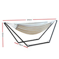 Gardeon Hammock Bed with Stand Steel Frame Outdoor Camping