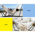 Gardeon Hammock Bed with Stand Steel Frame Outdoor Camping