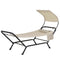 Gardeon Hammock Bed Stand Sun Lounge Chair Beige