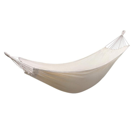Gardeon Hammock Bed Cream w/ Travel Bag Outdoor Lounge Chair