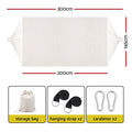 Gardeon Hammock Bed Cream w/ Travel Bag Outdoor Lounge Chair