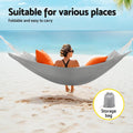 Gardeon Hammock Chair Grey w/ Travel Bag Outdoor Lounge
