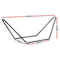 Gardeon Hammock Stand Steel Frame Outdoor Garden Bed