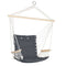 Gardeon Hammock Chair Hanging Grey with Armrests Camping