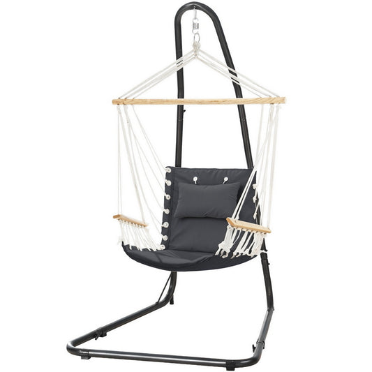 Gardeon Hammock Chair Heavy Duty Steel Stand