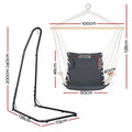 Gardeon Hammock Chair Heavy Duty Steel Stand